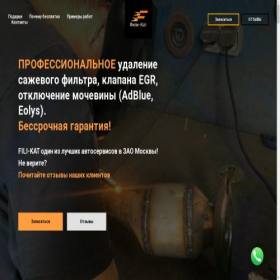 Скриншот главной страницы сайта fili-kat.ru