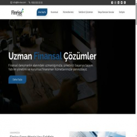 Скриншот главной страницы сайта fin-rise.com