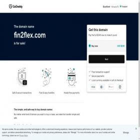 Скриншот главной страницы сайта fin2flex.com
