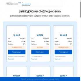 Скриншот главной страницы сайта fin2u.ru