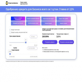 Скриншот главной страницы сайта finance-kredit.online