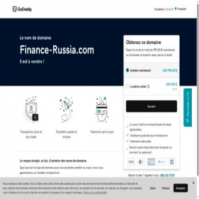 Скриншот главной страницы сайта finance-russia.com