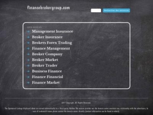 Скриншот главной страницы сайта financebrokergroup.com