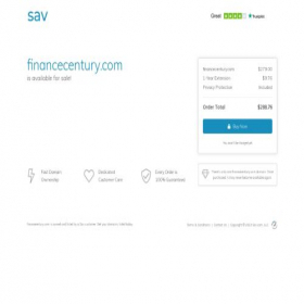 Скриншот главной страницы сайта financecentury.com