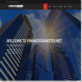 Скриншот главной страницы сайта financegrandtex.net