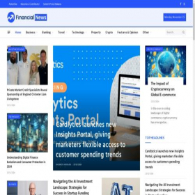 Скриншот главной страницы сайта financial-news.co.uk