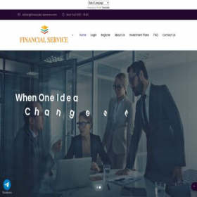 Скриншот главной страницы сайта financials-services.com
