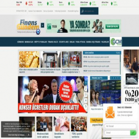 Скриншот главной страницы сайта finansgundem.com