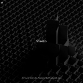 Скриншот главной страницы сайта finaxis.io