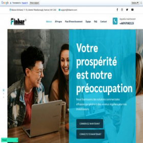 Скриншот главной страницы сайта finbarinv.com