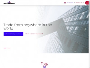 Скриншот главной страницы сайта finbtqfx.com