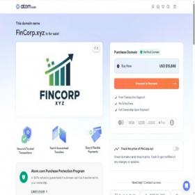 Скриншот главной страницы сайта fincorp.xyz