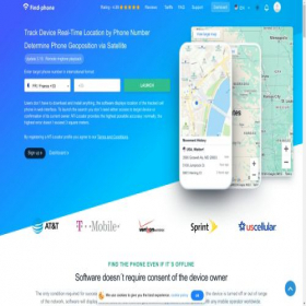 Скриншот главной страницы сайта find-phone.online