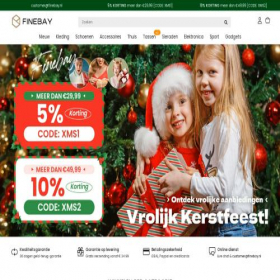 Скриншот главной страницы сайта finebay.nl