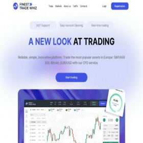 Скриншот главной страницы сайта finesttradewhiz.net