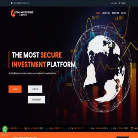 Скриншот главной страницы сайта finfutureltd.com