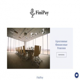 Скриншот главной страницы сайта finipay.co