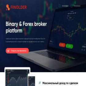 Скриншот главной страницы сайта finolder.com