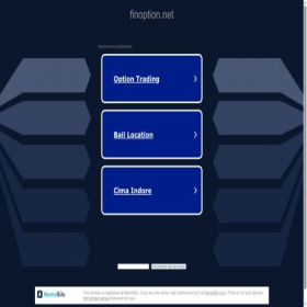 Скриншот главной страницы сайта finoption.net