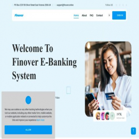 Скриншот главной страницы сайта finover.online