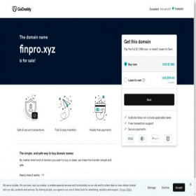 Скриншот главной страницы сайта finpro.xyz