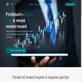 Скриншот главной страницы сайта finsmart.su