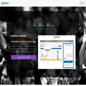 Скриншот главной страницы сайта fintech-limited.investerscorp.com
