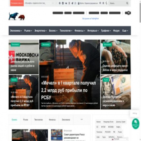 Скриншот главной страницы сайта finvesty.ru