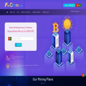Скриншот главной страницы сайта firecryptoz.com