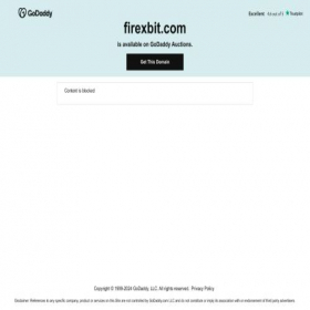 Скриншот главной страницы сайта firexbit.com