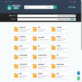 Скриншот главной страницы сайта firmwaredrive.com