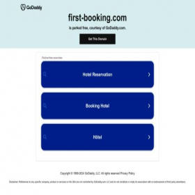 Скриншот главной страницы сайта first-booking.com