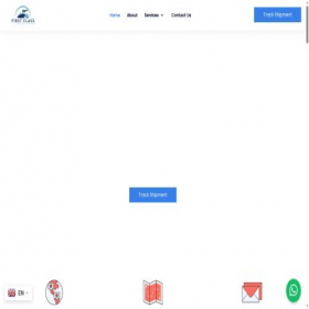 Скриншот главной страницы сайта firstclasscourierservices.com