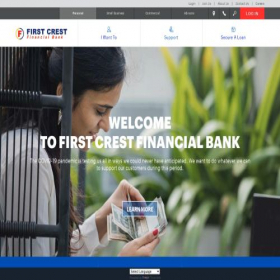 Скриншот главной страницы сайта firstcrestfin.com