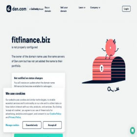 Скриншот главной страницы сайта fitfinance.biz