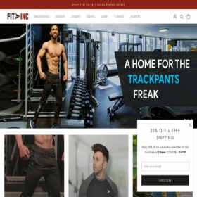Скриншот главной страницы сайта fitinc.in