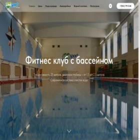 Скриншот главной страницы сайта fitness-ohta.ru