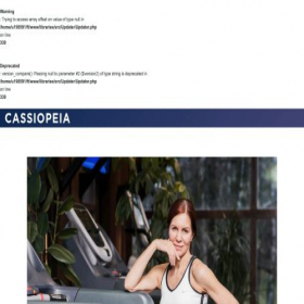 Скриншот главной страницы сайта fitnesstreiner.ru
