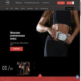 Скриншот главной страницы сайта fitsafe.ru