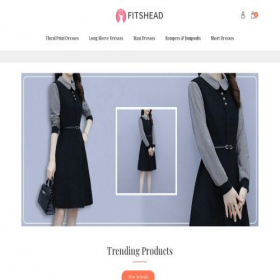 Скриншот главной страницы сайта fitshead.com