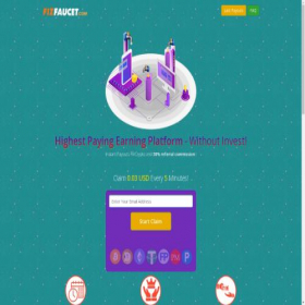 Скриншот главной страницы сайта fizfaucet.com