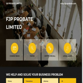 Скриншот главной страницы сайта fjp-probate.com