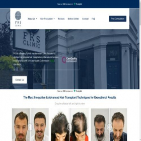 Скриншот главной страницы сайта fksclinic.co.uk