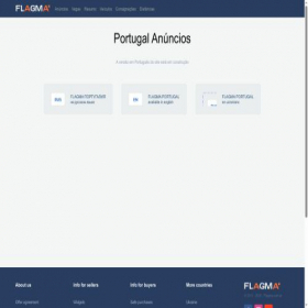 Скриншот главной страницы сайта flagma.com.pt
