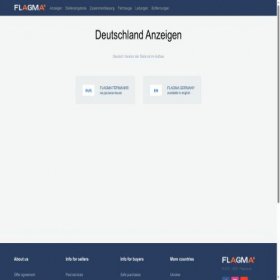 Скриншот главной страницы сайта flagma.de