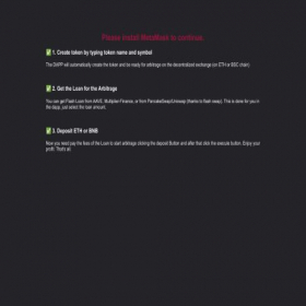Скриншот главной страницы сайта flasharbitrage.github.io