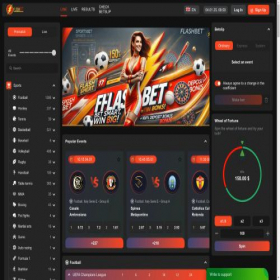 Скриншот главной страницы сайта flashbet.vip