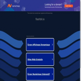 Скриншот главной страницы сайта flashbit.io
