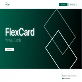 Скриншот главной страницы сайта flexcard.cards