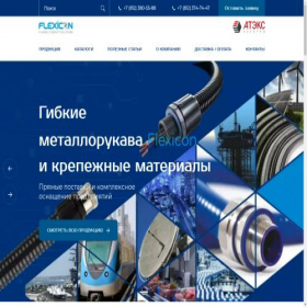 Скриншот главной страницы сайта flexiconspb.ru